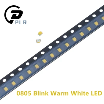 

3000PCS SMD 0805 Blink Flashing Diodes Warm White Light Emitting Diode 0805 SMD LED White-WW Blinkend Flash Diod Pack 1.5HZ