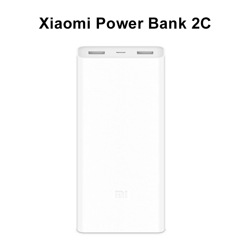 Xiaomi power Bank 3 Pro 2C 20000 мАч Универсальный внешний аккумулятор быстрая зарядка QC 4,0 двойной USB Мобильный телефон ноутбук Внешний аккумулятор - Цвет: Xiaomi Power Bank 2C