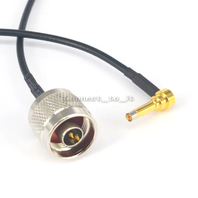 

RF Coaxial N male Bulkhead to MS156 Male Right Angle Connector USB Modem Adapter Extension Cable 20cm RG174