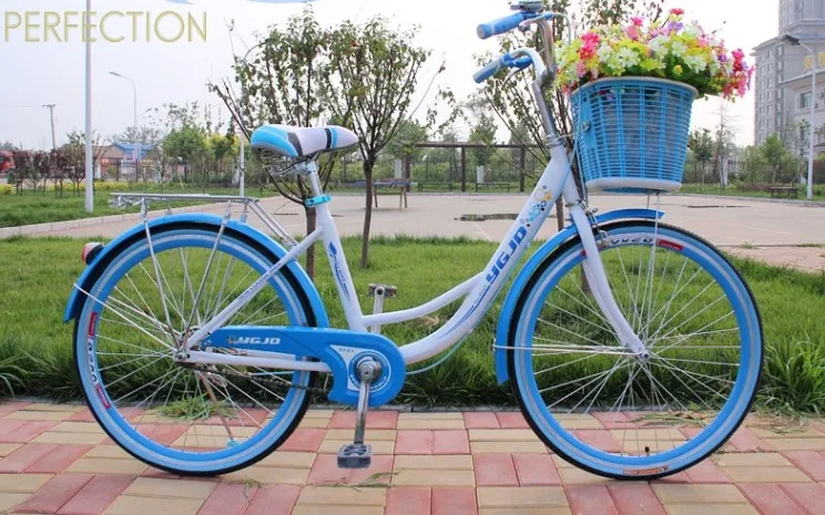 Высококачественной углеродистой стали материал 24 дюйма толщина шин Велосипедное оборудование производитель Дамы велосипед