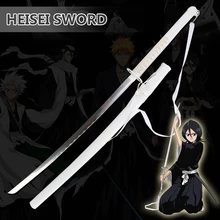 Cosplay Anime Bleach Katana Rukia Kuchiki Zanpakuto Sode no Shirayuki Sharp Real Sword