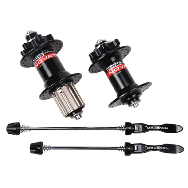 Najtaniej Novatec hub D041SB D042SB hamulec tarczowy MTB mountain bike łożysko piasty piasty rowerowe 24 28 32 36 otwory 24h 28h 32h 36h 5 kolorów