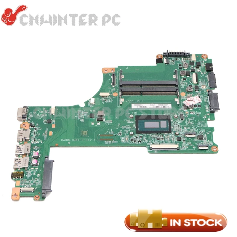 NOKOTION для toshiba satellite L55T-B L55-B L55T материнская плата для ноутбука i3-4025U ЦП ddr3l A000301390 DA0BLIMB6F0 Главная плата