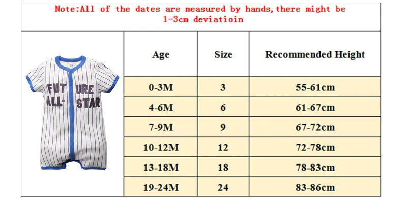 baby romper size