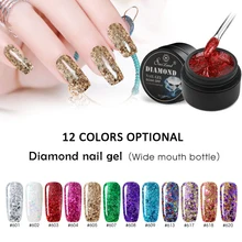 Блестящий Алмазный гель для ногтей Полировка Для ногтей отмачиваемый гель для полировки ногтей лак аксессуары для ногтей украшение Блестки для ногтей блестки