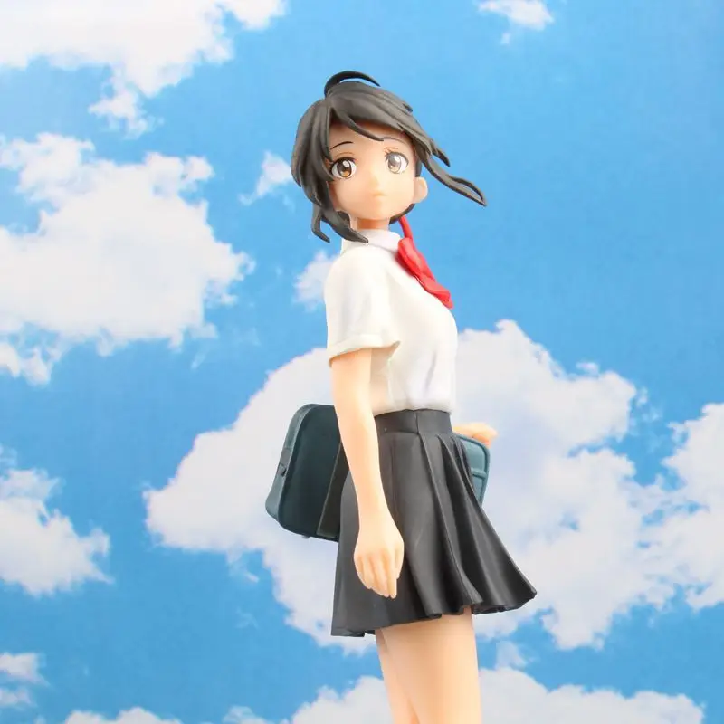 22-23 см 2 шт./лот ПВХ японского аниме figur kimino na wa Miyamizu Mitsuha ваше имя Tachibana Taki фигурка модель