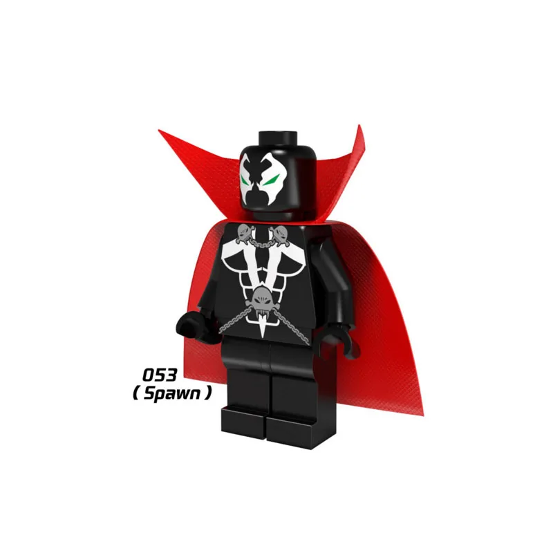 

Single Sale Super Heroes Star Wars Spawn 053 Model Mini Building Blocks Figure Bricks Toys kids gifts Compatible Legoed Ninjaed