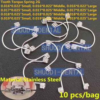 

Dental Orthodontic Single Anterior Teeth Tooth Torque Spring Dental Coil Spring Stainless Steel