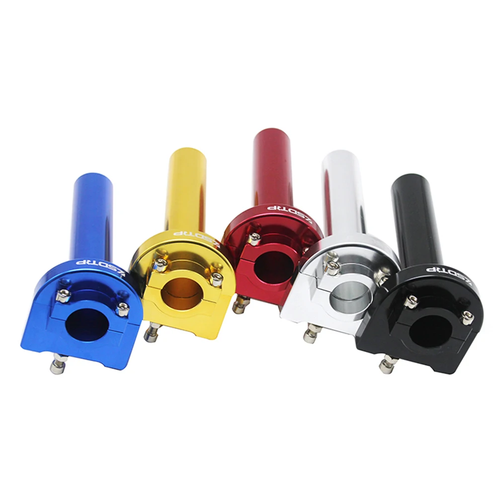 ZSDTRP Dirt Pit Bike Motocross CNC Aluminum Throttle Grip + Throttle Cable 22mm Quick Twister Motorcycle Modified Spare Parts