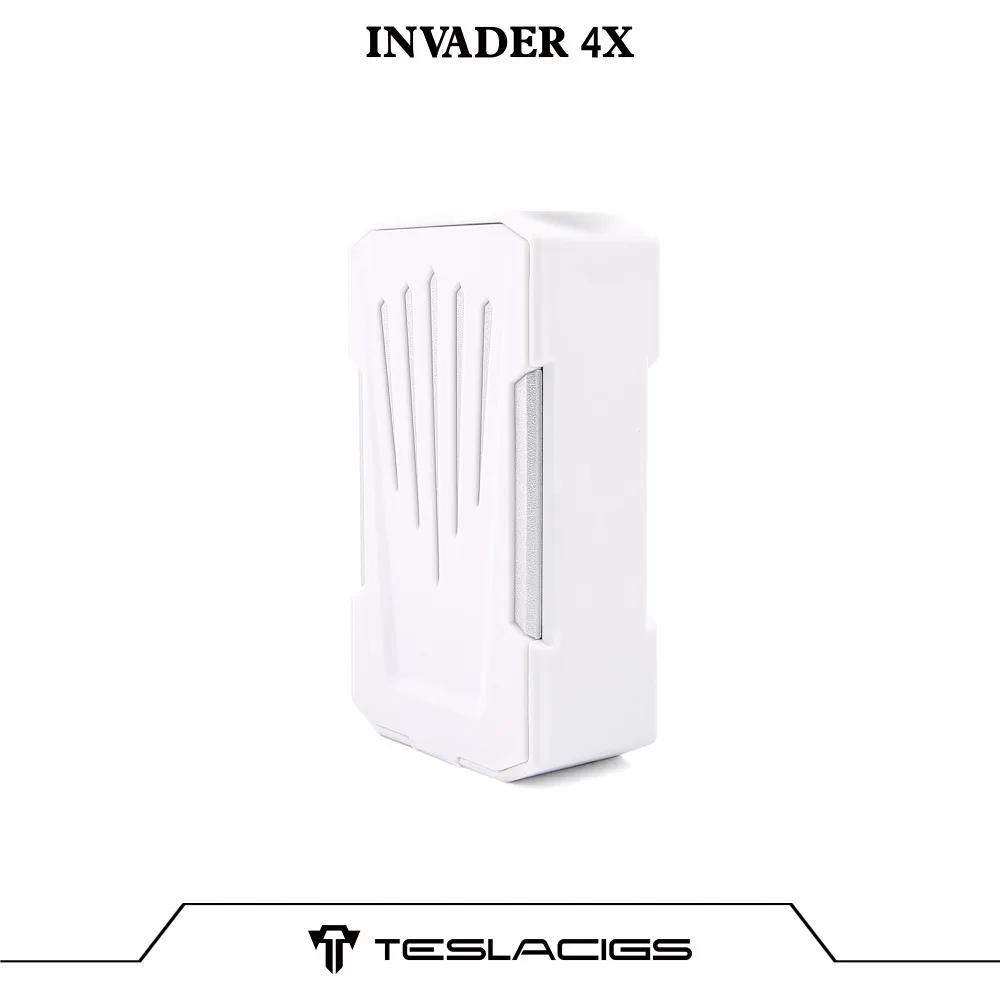 Original Tesla Invader 4X 280W Teslacigs Invader 4X VV Electronic Cigarette Box MOD Vape Support Invader 4X RDA Tank Vaporizer 01 (12)