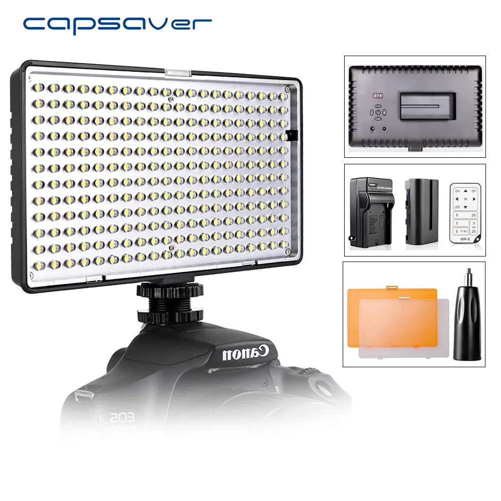 Capsaver TL 240S светильник для видеосъемки светодиодное освещение студии камеры 240