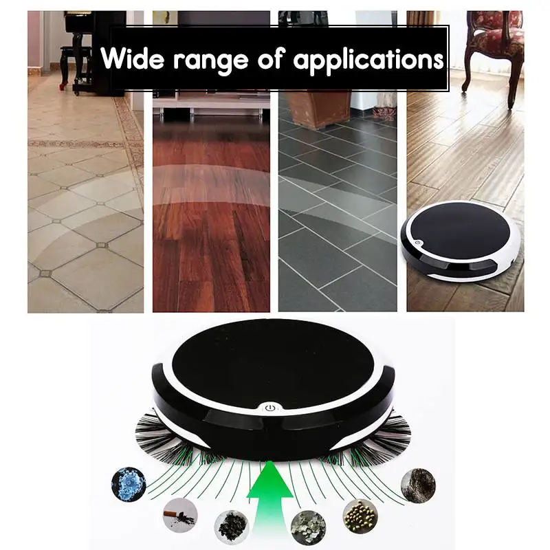  4 in 1 Rechargeable Auto Cleaning Robot Smart Sweeping Robot Dirt Dust Hair Automatic Cleaner For H - 32963500910