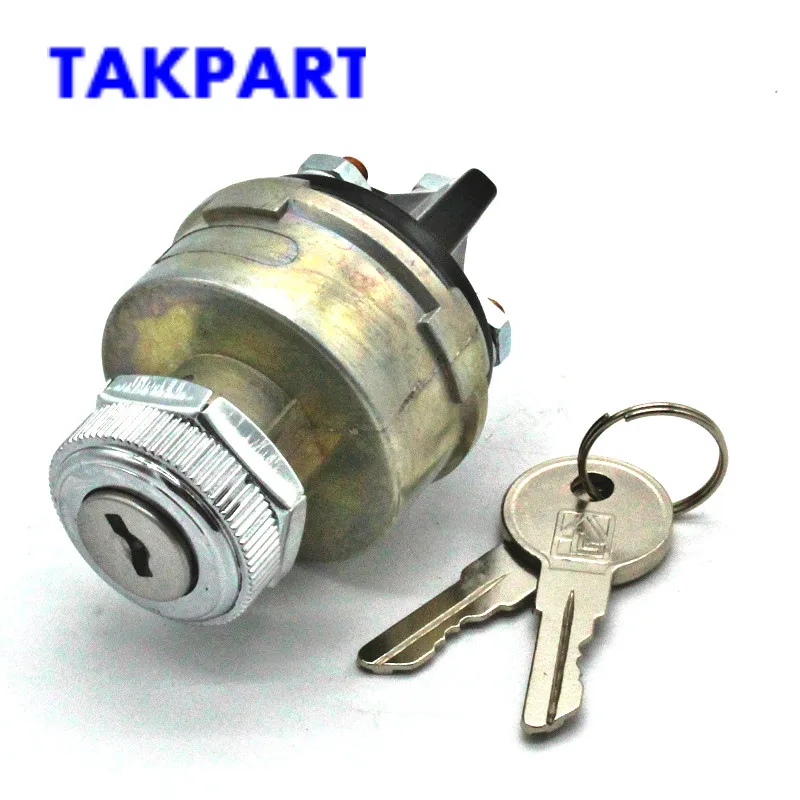 

TAKPART Car Auto Universal Ignition Switch Cylinder Key Lock KS6180 US14