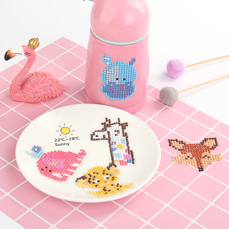 Special shaped Diamond Embroidery OWL butterfly bee Diamond Painting For kids Round Diamond Sticker For Cup Book Phone Decor DIY