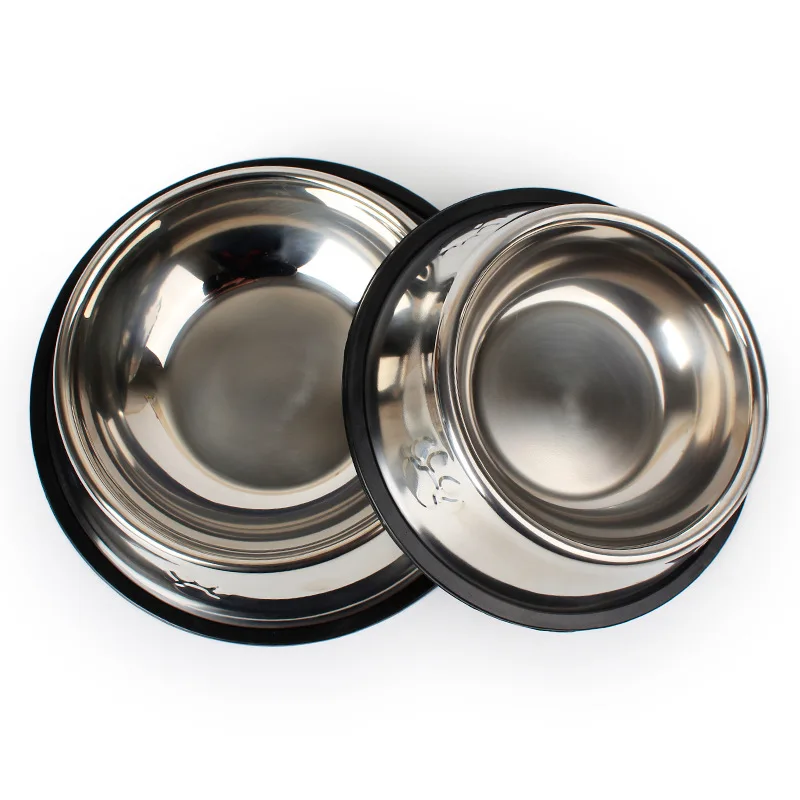 Buy 6 Sizes Stainless Steel Dog Bowl Heavy Duty Non