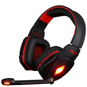 

G4000 Gaming Headphone with Microphone Pro USB 3.5mm Stereo Bass Gamer Headsets LED Lights for PC Computer Laptop Game