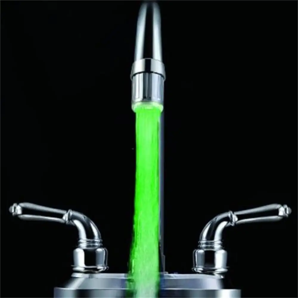 

1Pcs 2019 New Arrival LED TAP LIGHT Temperature Sensor No Battery Water Stream Faucet RGB Glow Shower Accessories Wholesale
