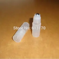 3 мл ролик Бутылочки, металлический шарик пустой рулон на бутылке с строка для Эфирные масла, духи, мини-образец флаконы косметические