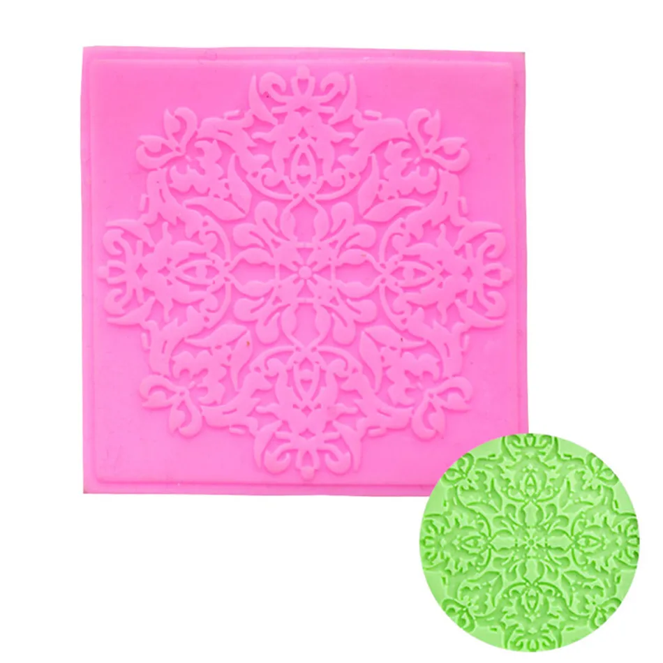 

4YANG Hollow Flower Boder Silicone Mold Cake Decorating Tools Confeitaria Moldes Silicone Fondant Cake Mold Chocoe Molds Baking