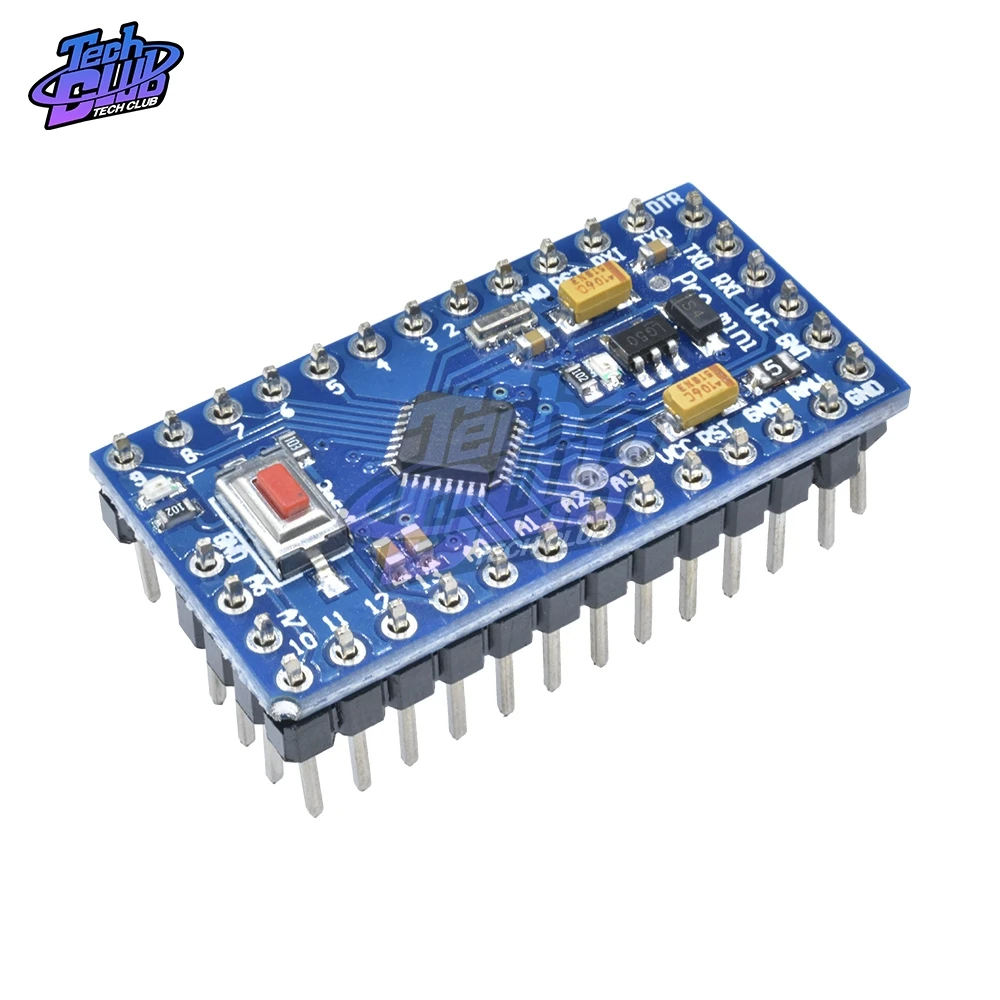 Buy Atmega328P Pro Mini 328 Mini Atmega328 3.3V/8Mhz 5V/16MHz Board Module for Arduino Nano Micro Controller Replace Atmega128