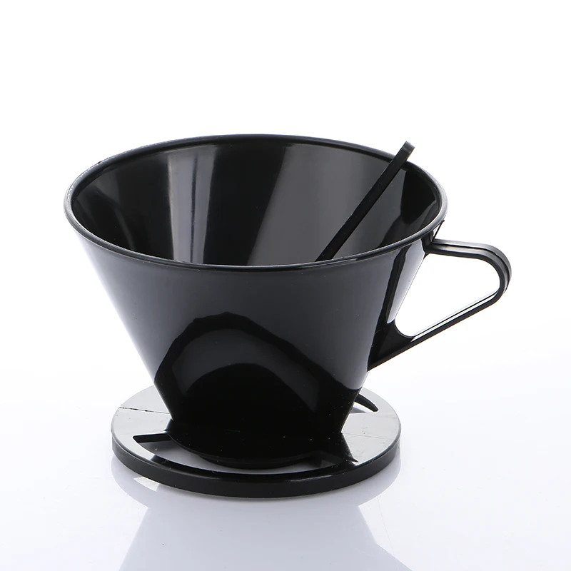Realand пластиковая черная одинарная чашка для заваривания кофе пивоваренный конус капельница Кофеварка фильтр инструмент