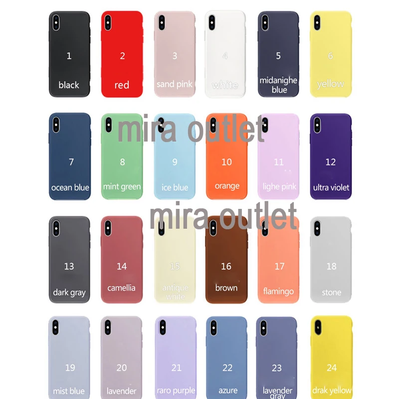 

Wholesale Original For apple logo Official 1:1 Liquid silicone 360 degree full cover case for iPhoneX 7 8 i6s Plus XR XS MAX