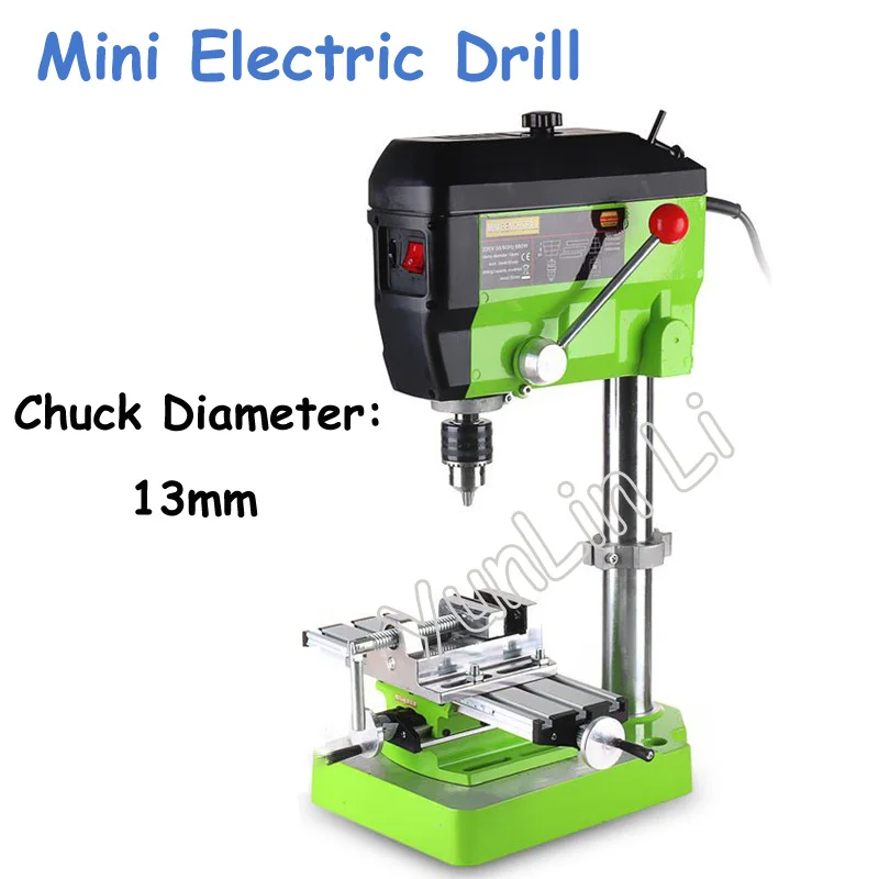 US $98.00 220V Quality Mini Electric Drill 5168E DIY Variable Speed Micro Drill Press Machine 680W Bench Electric Drilling Machine