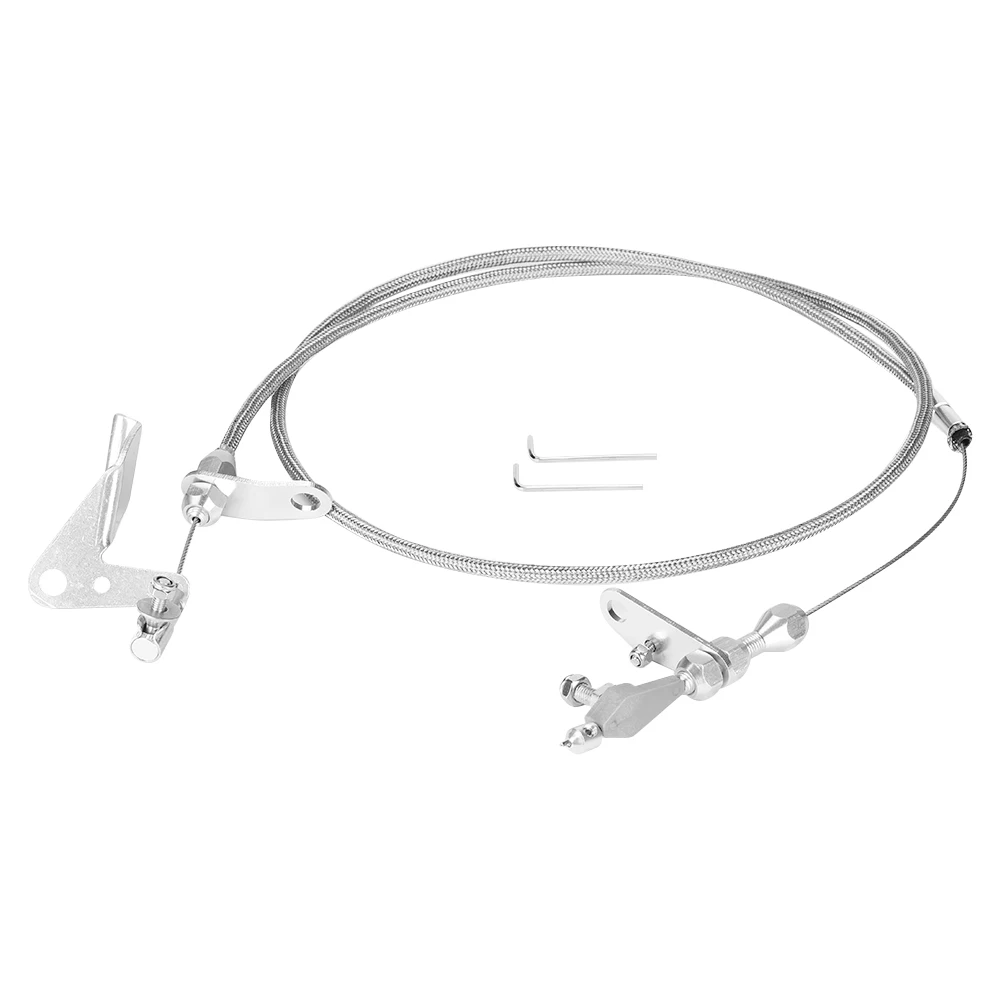 Feito de Ferro de Borracha Apto para Chrysler Trançado Kickdown Cabo Detent Mopar Transmissão Trans Premium 727 2 Trançado kickdown cabo detent mopar transmissão trans