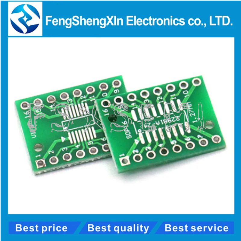 10pcs TSSOP16 SSOP16 SOP16 to DIP16 Transfer Board DIP Pin Board Pitch Adapter PCB adapter sop16 ssop16 smd to DIP16  Pinboard