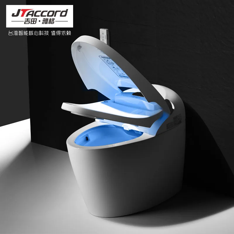 

Intelligent Toilet Full Automatic Heating Seat Ring Remote Control, Hot Flushing, Drying And Lid Flushing.