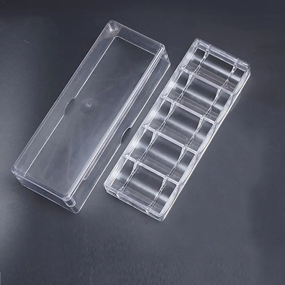 1 шт. набор покерных чипов коробка акриловых для покера прозрачная лоток игровых