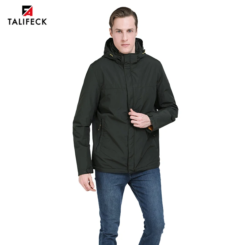 

2019 New Spring Padded Jacket Men Casual Cotton Padded Coat Windbreaker Warm Fashion Jacket Parka Homme Outwear Men Clothes