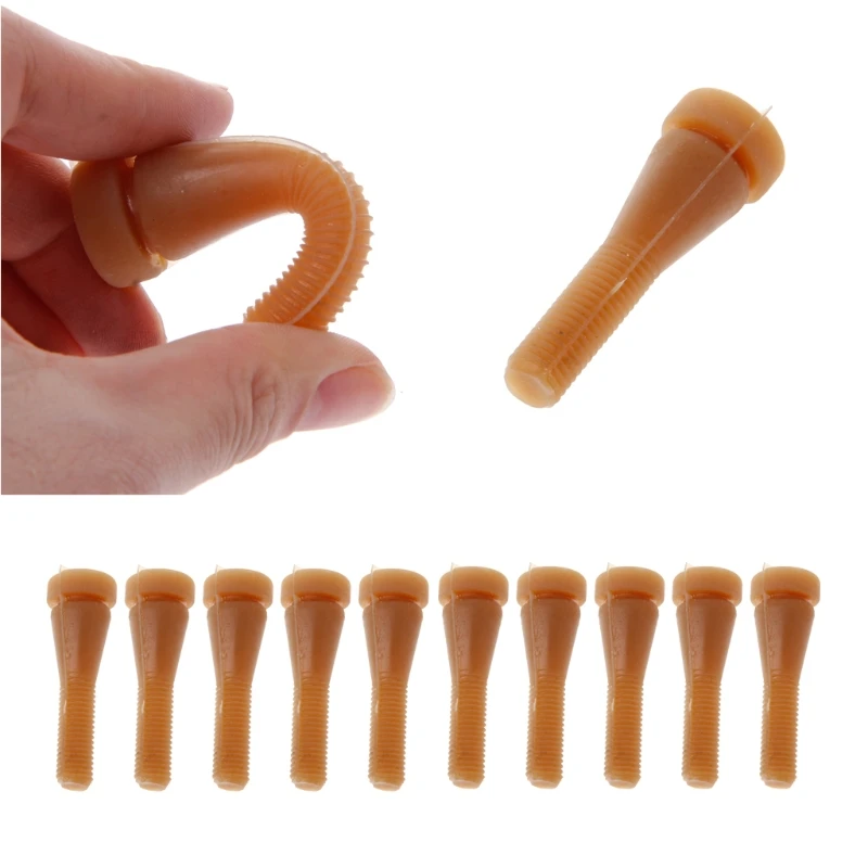 10PCS Poultry Plucking Fingers Hair Removal Machine Glue Stick Chicken Pluckers