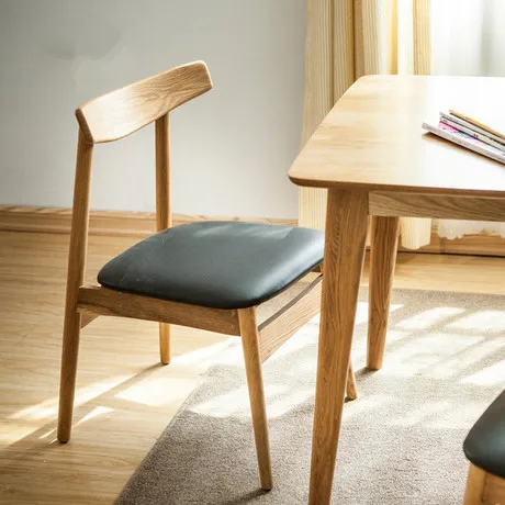 Коммерческие стулья для кафе мебель для кафе из твердой древесины+ кожа/хлопок кофейный стул из ткани обеденный стул шезлонг минималистичный 56*42*78 см