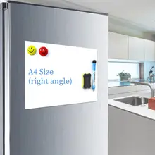 Adeeing A4 студенты Рисунок белый сильных магнитных Панель охладитель магнит на холодильник блокнот 297*210*0,35 мм r20