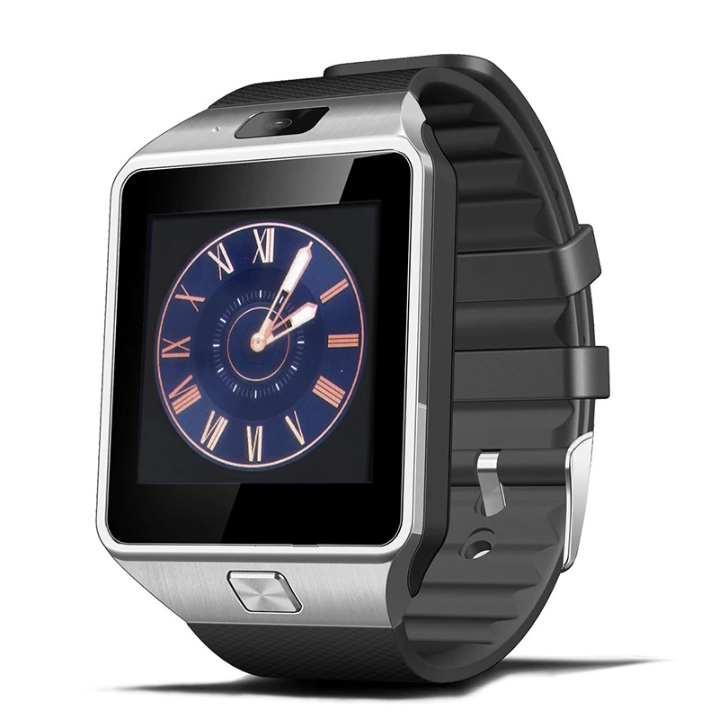 Новые Модные Смарт-часы Bluetooth Smartwatch С sim-картой TF Solt шагомер наручные часы для Android IOS смарт-телефоны часы для мужчин - Цвет: silver no box