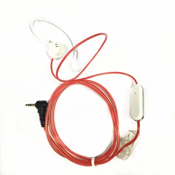 

Fashion crystal red headphones for 2.5MM motorola T5320 T5428 T5720 T80 T6 radios