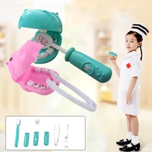 Играть игрушки Doctor'S Toy Set игрушечные гиппопотамы пластик 9 шт./компл. практика DIY Multi-function забавная игрушка в подарок коробка зубы Игры развивающие