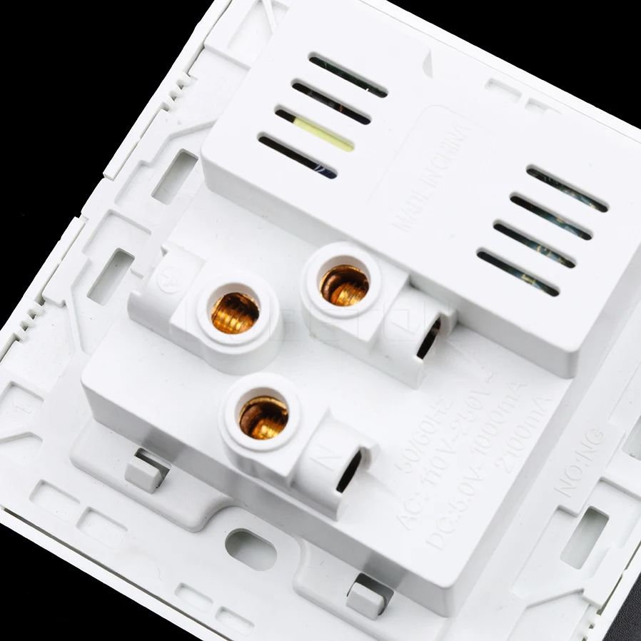 1 шт. электрическая настенная зарядная станция гнездо адаптера питание розетка панель с двойным usb-портом для отеля дома с использованием