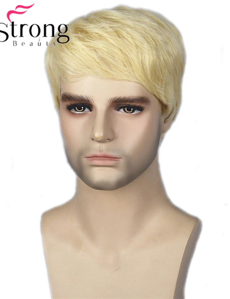 Blonde Hair Wig Short Boy Wig Dark Blond Short Boy Blond Short Wig Men Short Aliexpress
