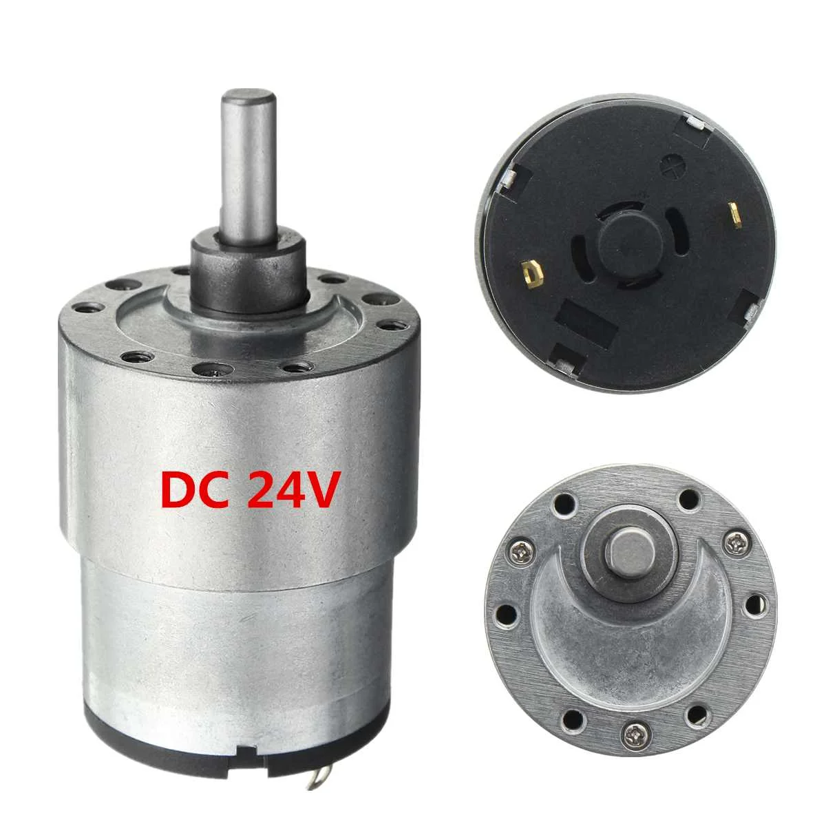 

JGB37-520 DC 24V Shaft Electric Centric Gear Motor 66-960 RPM High Torque Mini Gear Box Moter