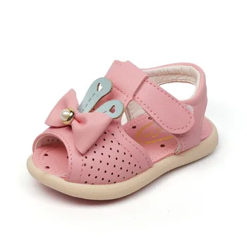 

Baby Sandals For Girls Summer Shoes Cute Toddler Shoes With Bow Kids Baby Princess Shoes Children Soft Bottom Infant Sandals