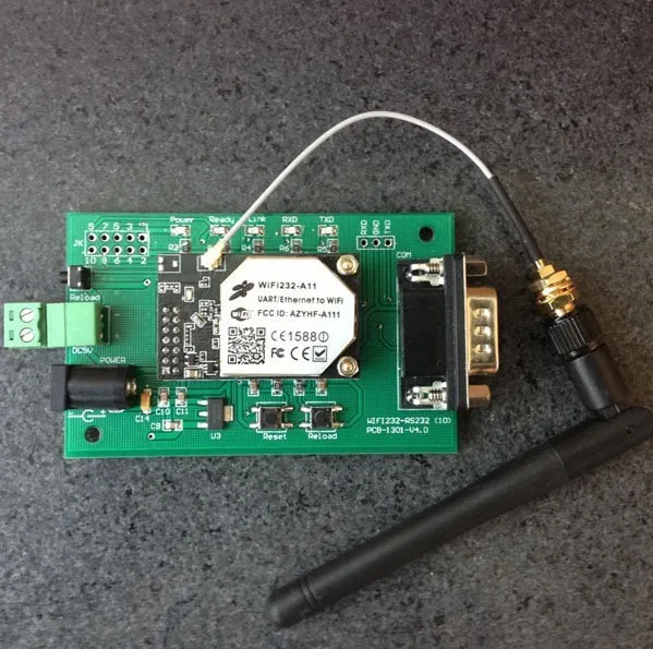 

hot selling Serial RS232 to 802.11 b/g/n Converter Embedded WiFi Module