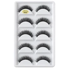 5 пар ручной работы, 3D норковые накладные ресницы, толстые натуральные ресницы, Длинные реснички, стильные ресницы для макияжа, инструменты для наращивания