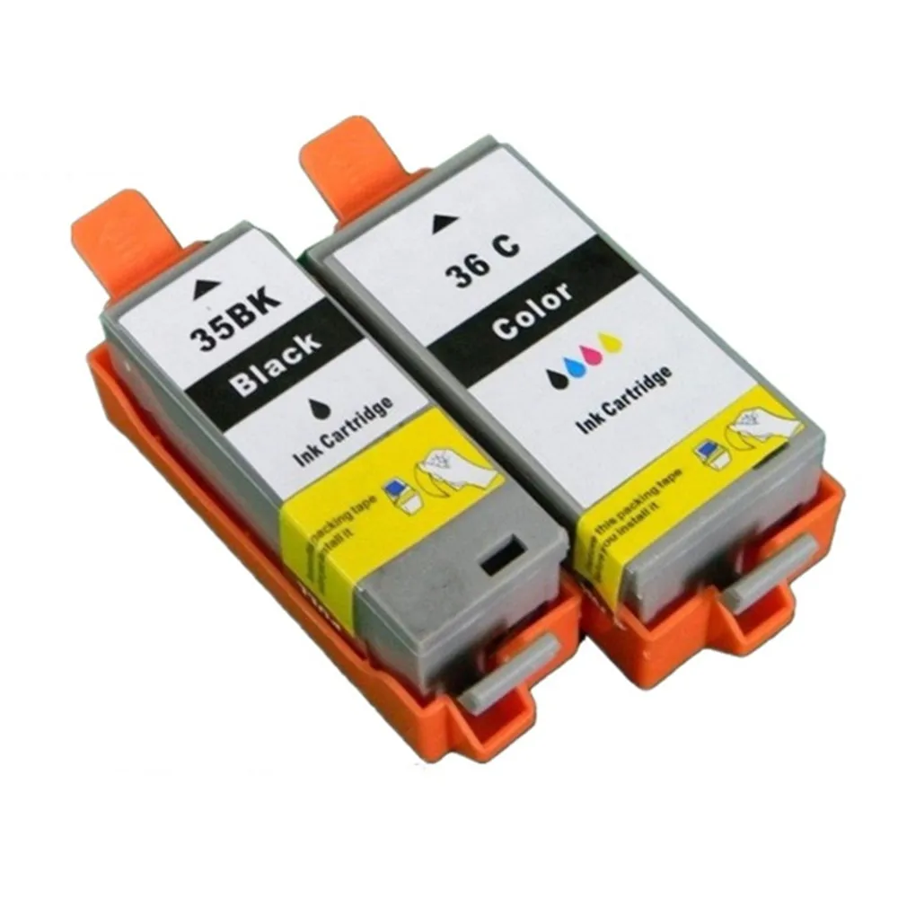 20 x PGI 35 PGI35 PGI 35BK CLI 36C CLI 36 PGI 35 CLI36 Ink Cartridge Replacement For Canon Pixma