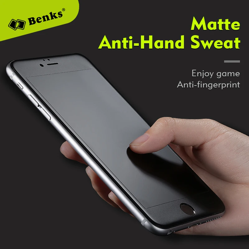 benks 3d matte soft edge tempered glass protector for iphone 6 6s plus anti fingerprint anti benks 3d matte soft edge tempered glass protector for iphone 6 6s plus anti fingerprint anti