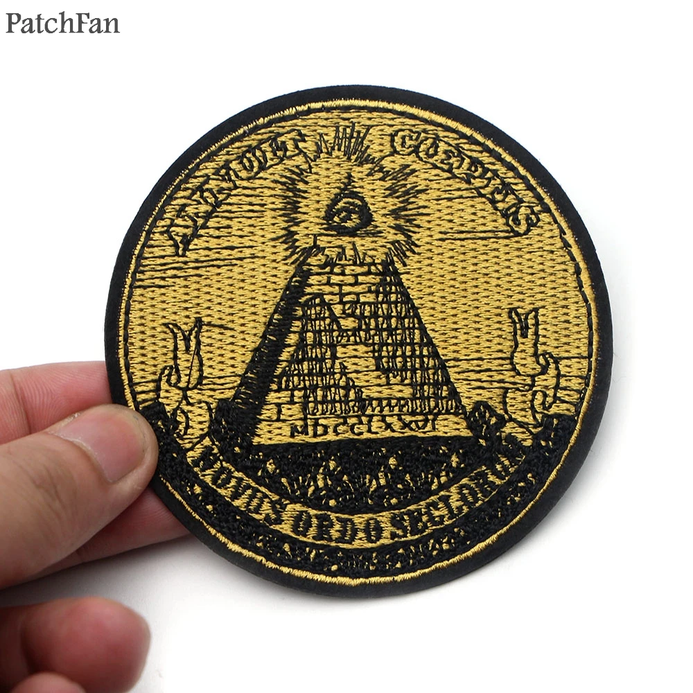 Patchfan Eye of Providence annuit coeptis Mason iron on футболка одежда вышитые патчи para сумка значки-наклейки A0821