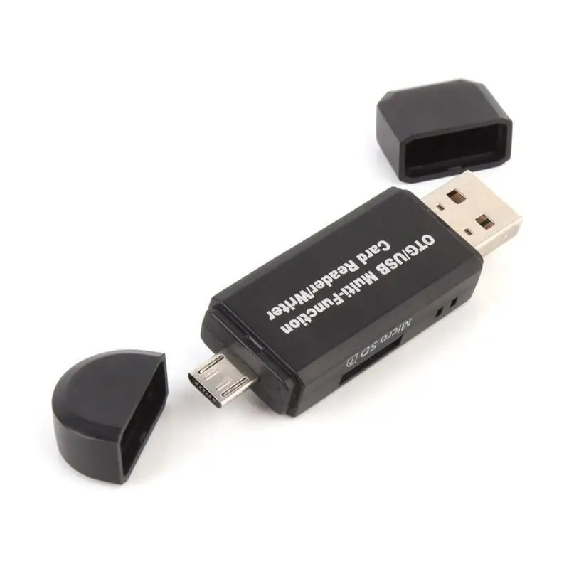 Tmddotda Card Reader USB 2.0 SD/Micro SD TF OTG Type C Smart Memory Card Adapter for Laptop USB 2.0 Cardreader SD Card Reader