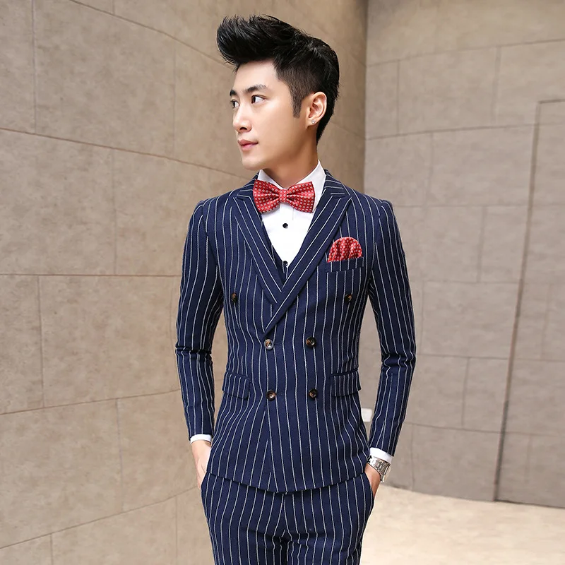 double breasted suit skinny guys