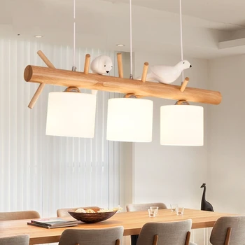 

Nordic Indoor Pendant Lights Lampadario Grass Hanging Lamp for kithchen living room Vintage i dustrial decor Bird light fixtures